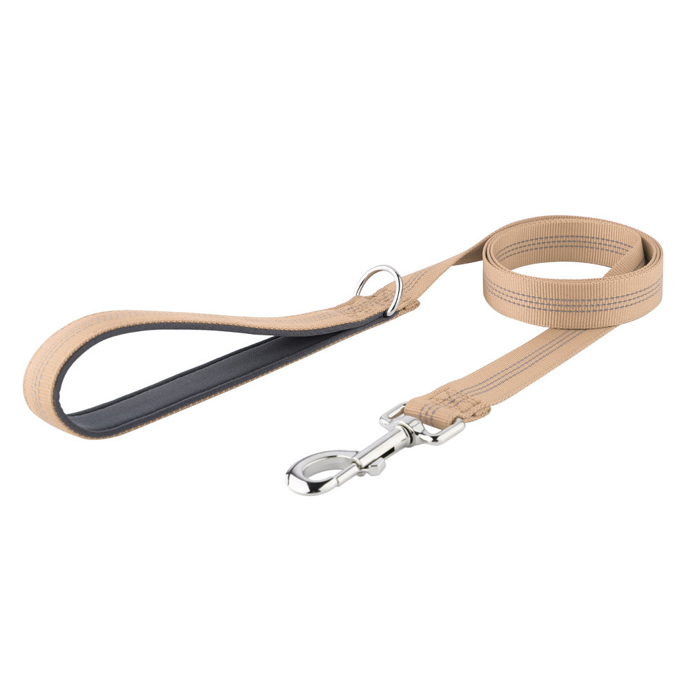 Fashionable Reflective Silk Webbing Pet Leash