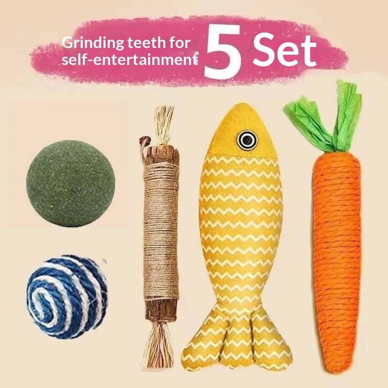 Pet Supplies Cat Toy Gift Set Interactive