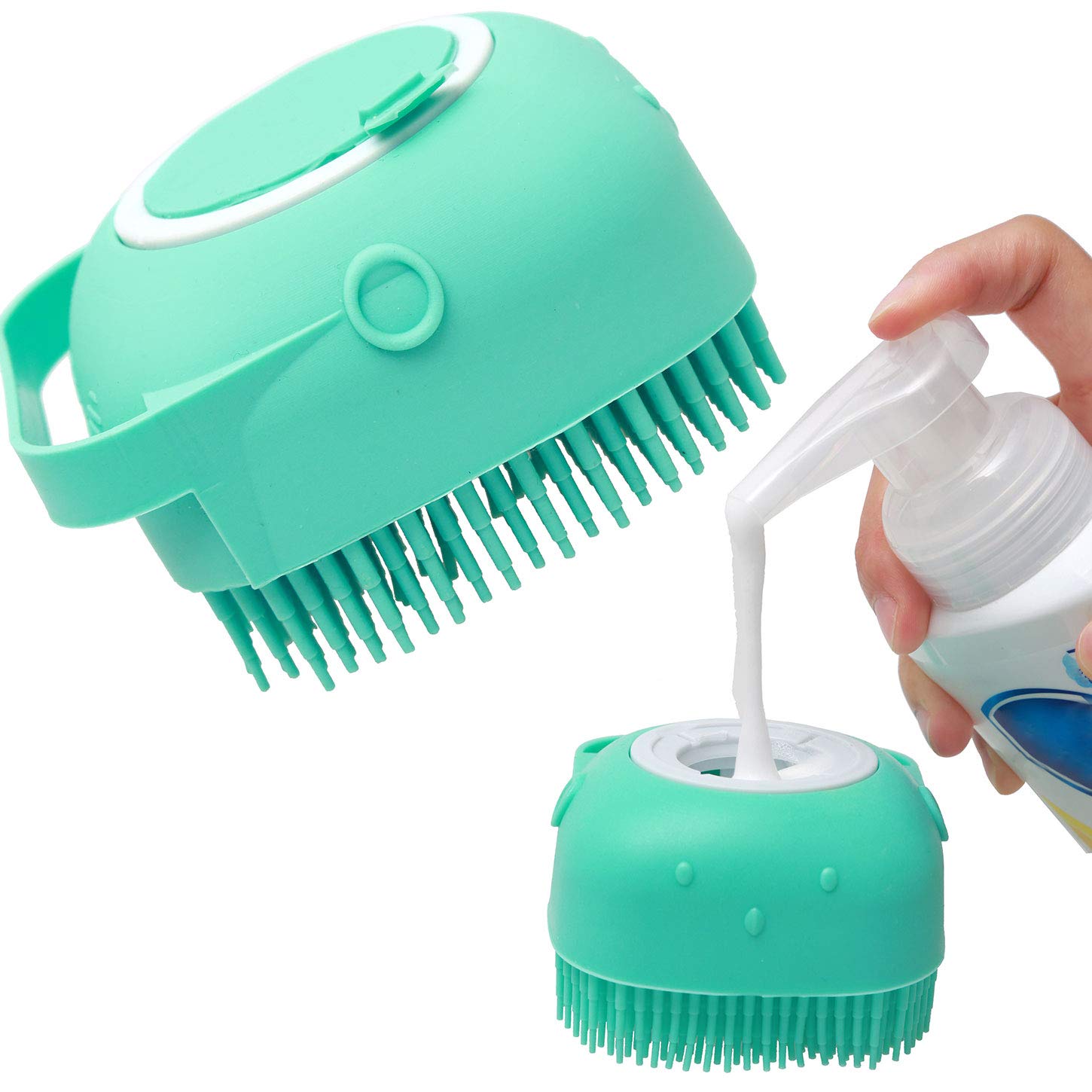 Soft Silicone Pet Shampoo Massage Brush