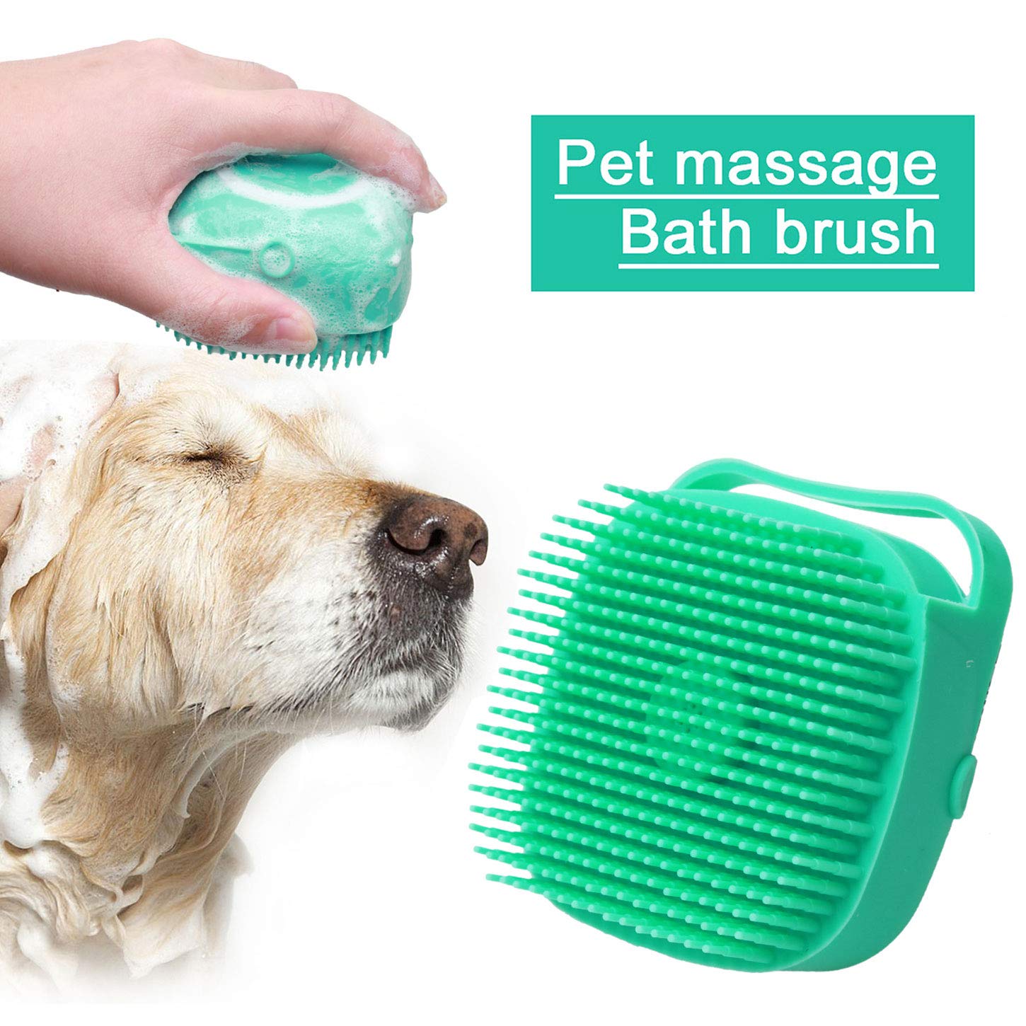 Soft Silicone Pet Shampoo Massage Brush