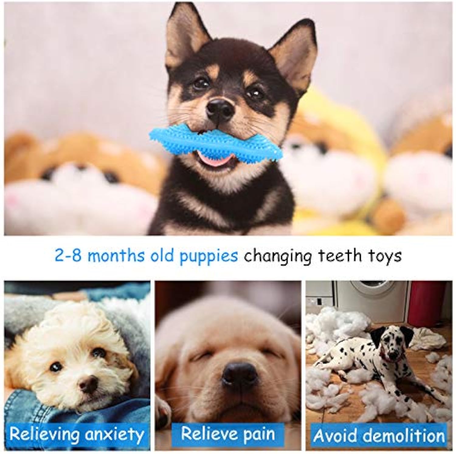 Puppy Teething Chew Toy 360° Teeth Cleaning
