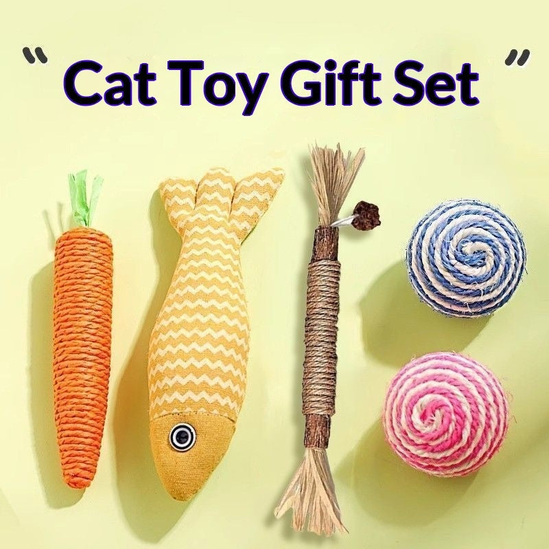 Pet Supplies Cat Toy Gift Set Interactive