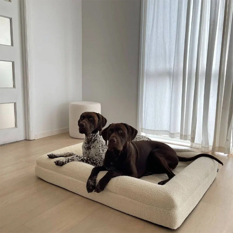 Luxury Waterproof Memory Foam Dog Bed