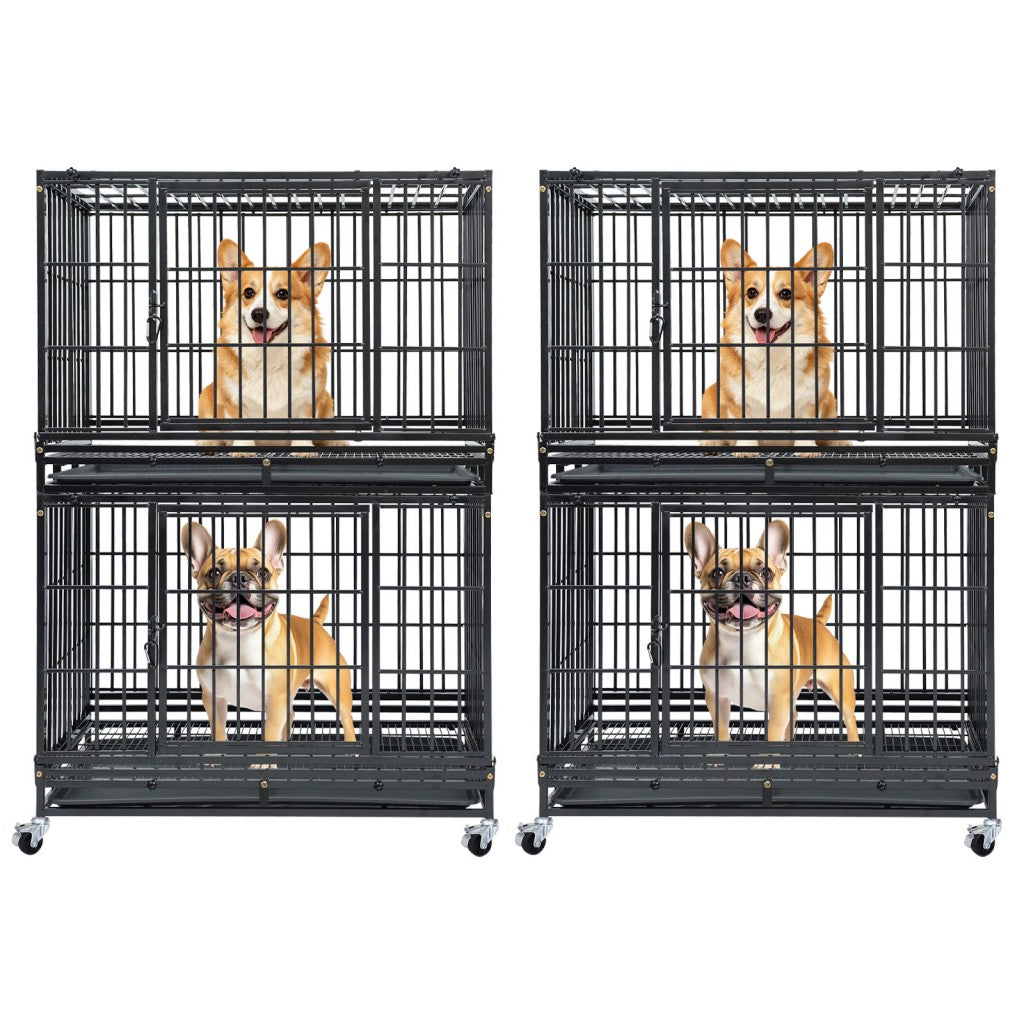37" Stackable Heavy Duty Dog Kennel 371D08