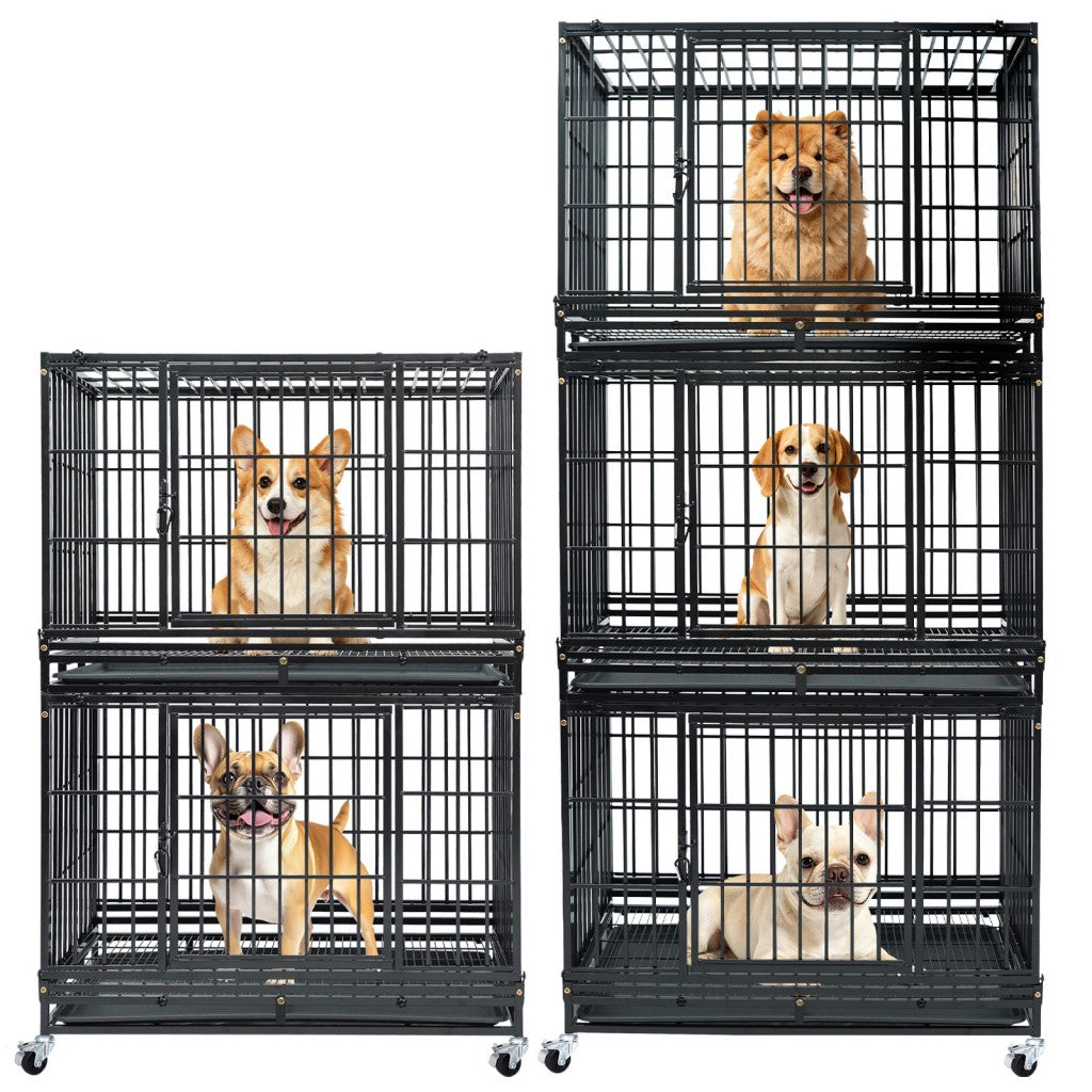37" Stackable Heavy Duty Dog Kennel 371D08