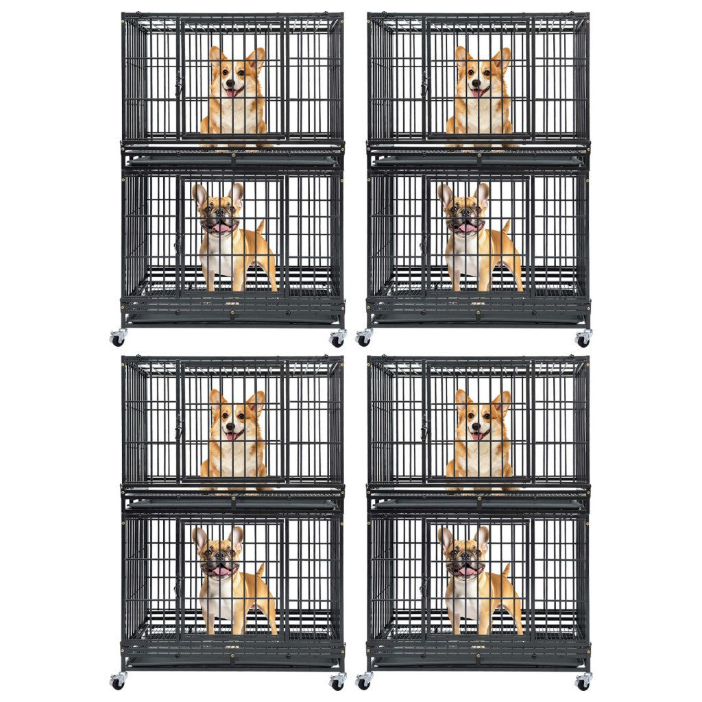 37" Stackable Heavy Duty Dog Kennel 371D08