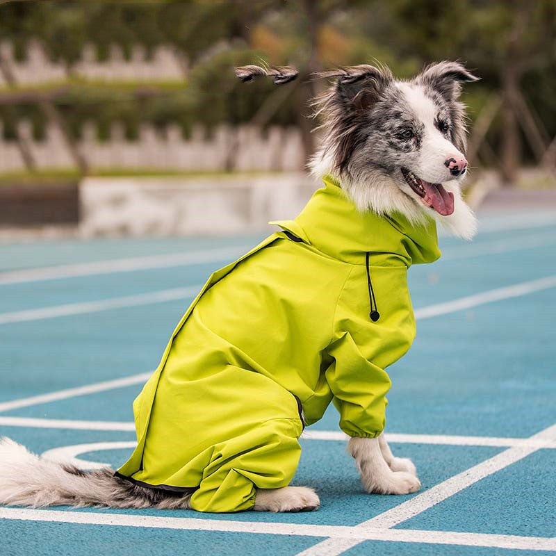 Waterproof Reflective Raincoat For Large Dogs