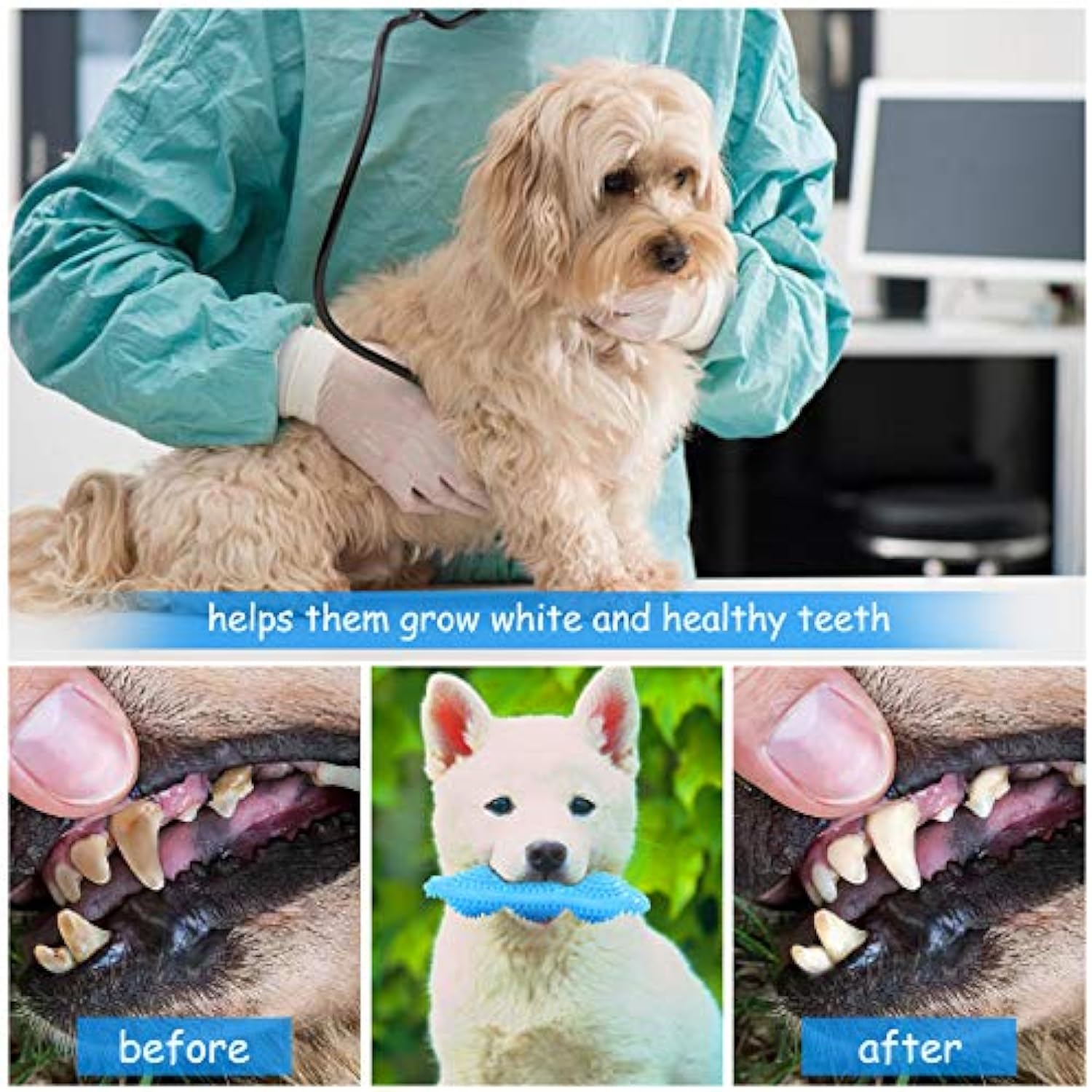 Puppy Teething Chew Toy 360° Teeth Cleaning