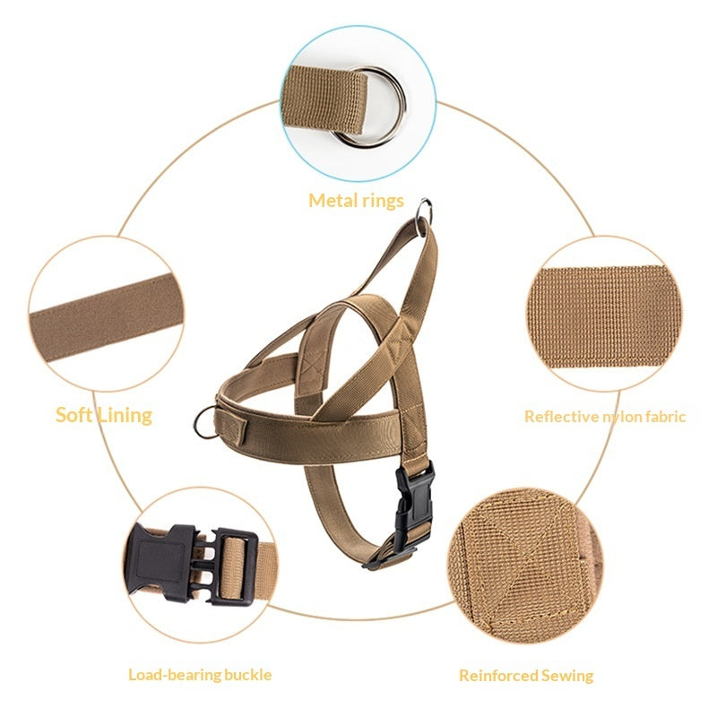Vest Style Dog Collar And Harness