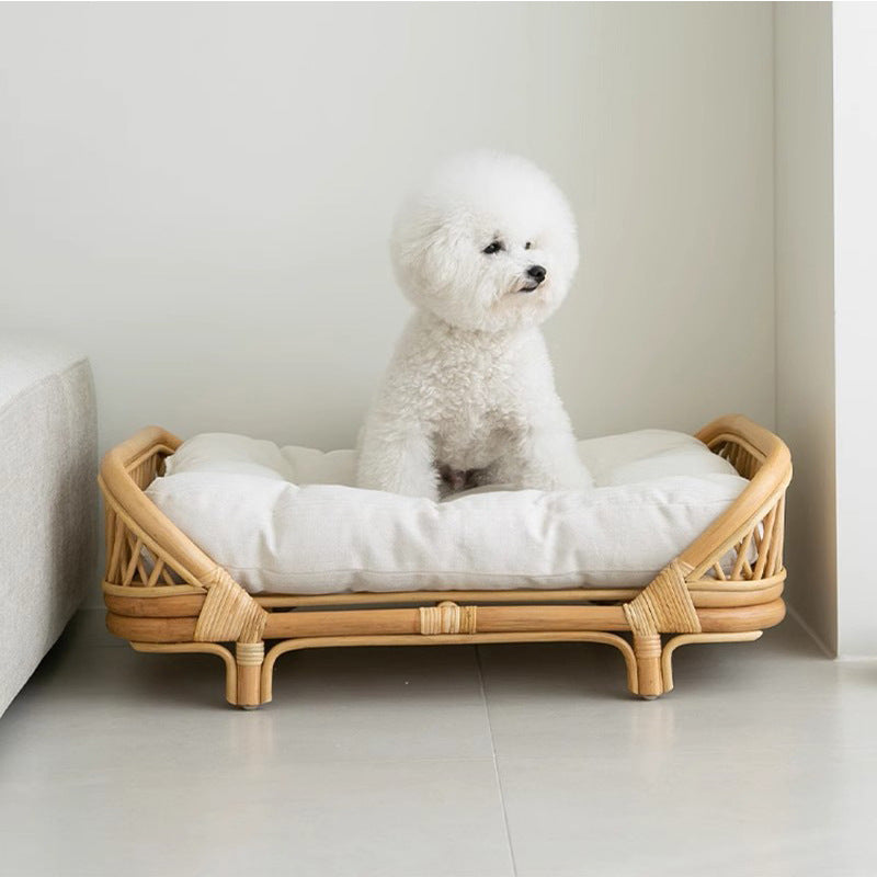 Rattan Dog Bed For Small Medium Dogs