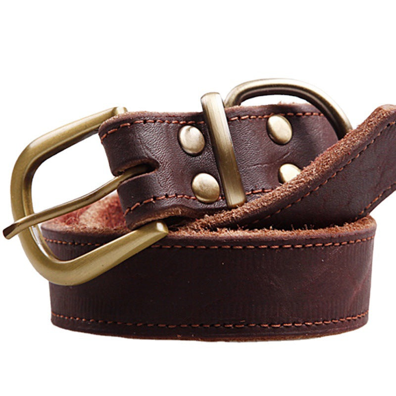 Cowhide Pet Collar For Small Medium Dogs