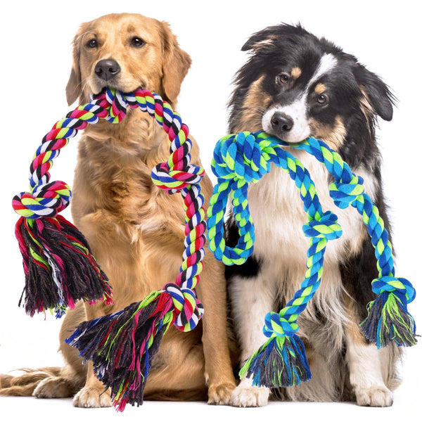 Tough Dog Rope Tug Toy Aggressive Chewers