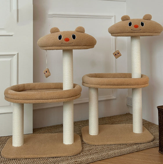 Panda Cat Climbing Frame With Scratching Post