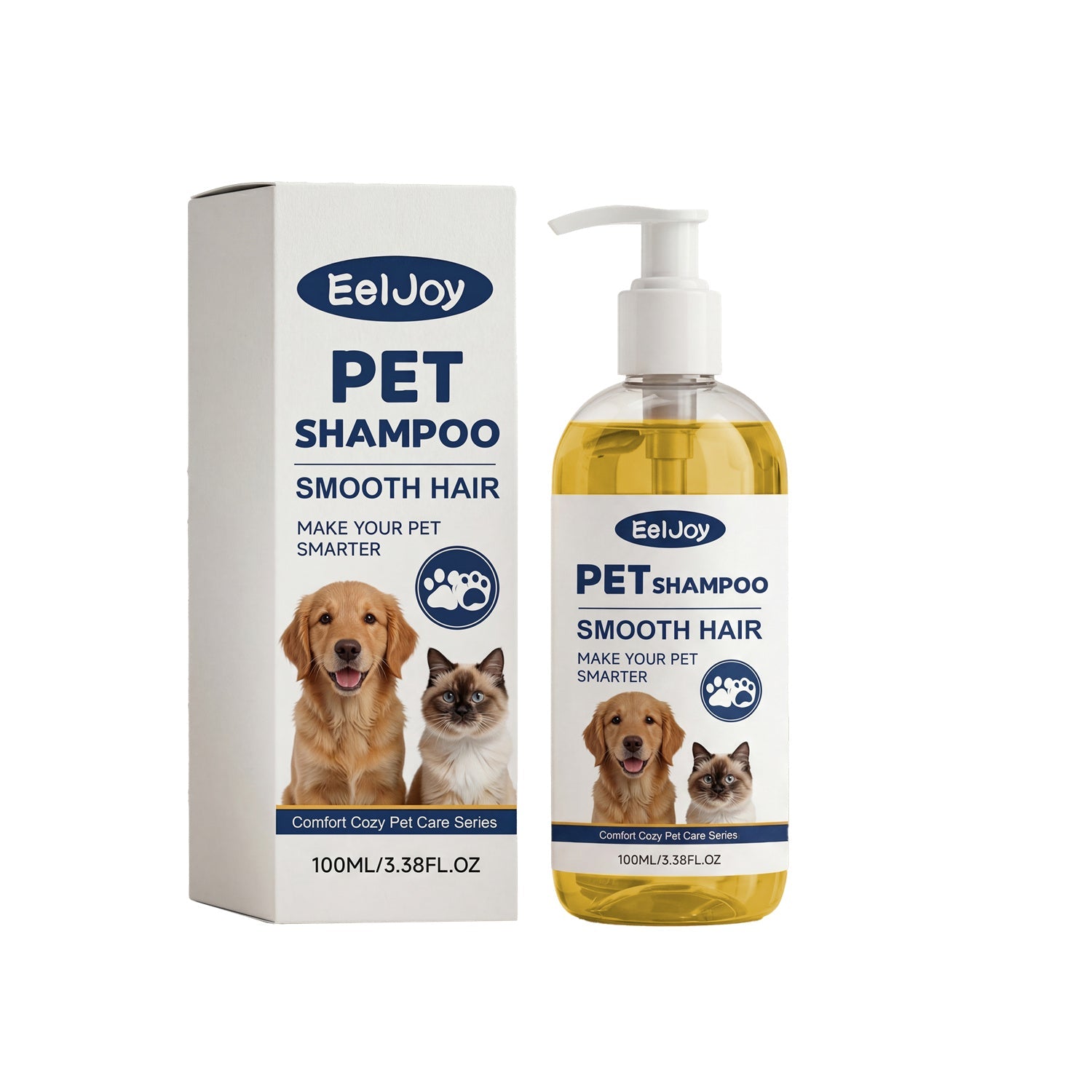 Smooth Hair Pet Shampoo For Dogs Cats