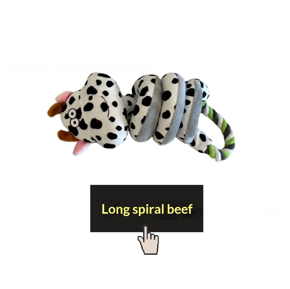 Puppy Plush Tug Toy Crinkle Chew Resistant