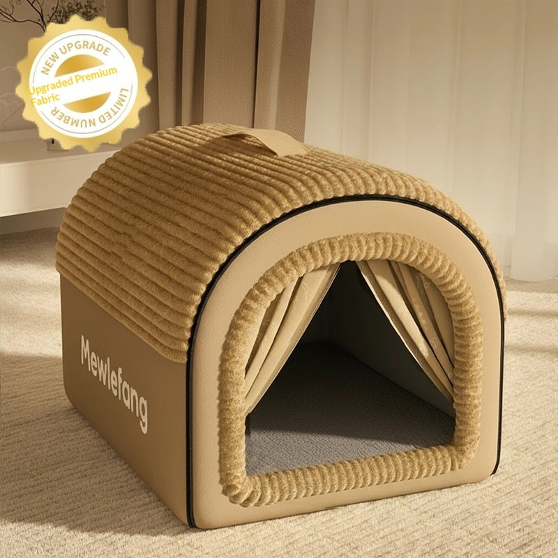 Thickened Enclosed Cat Bed For All Seasons