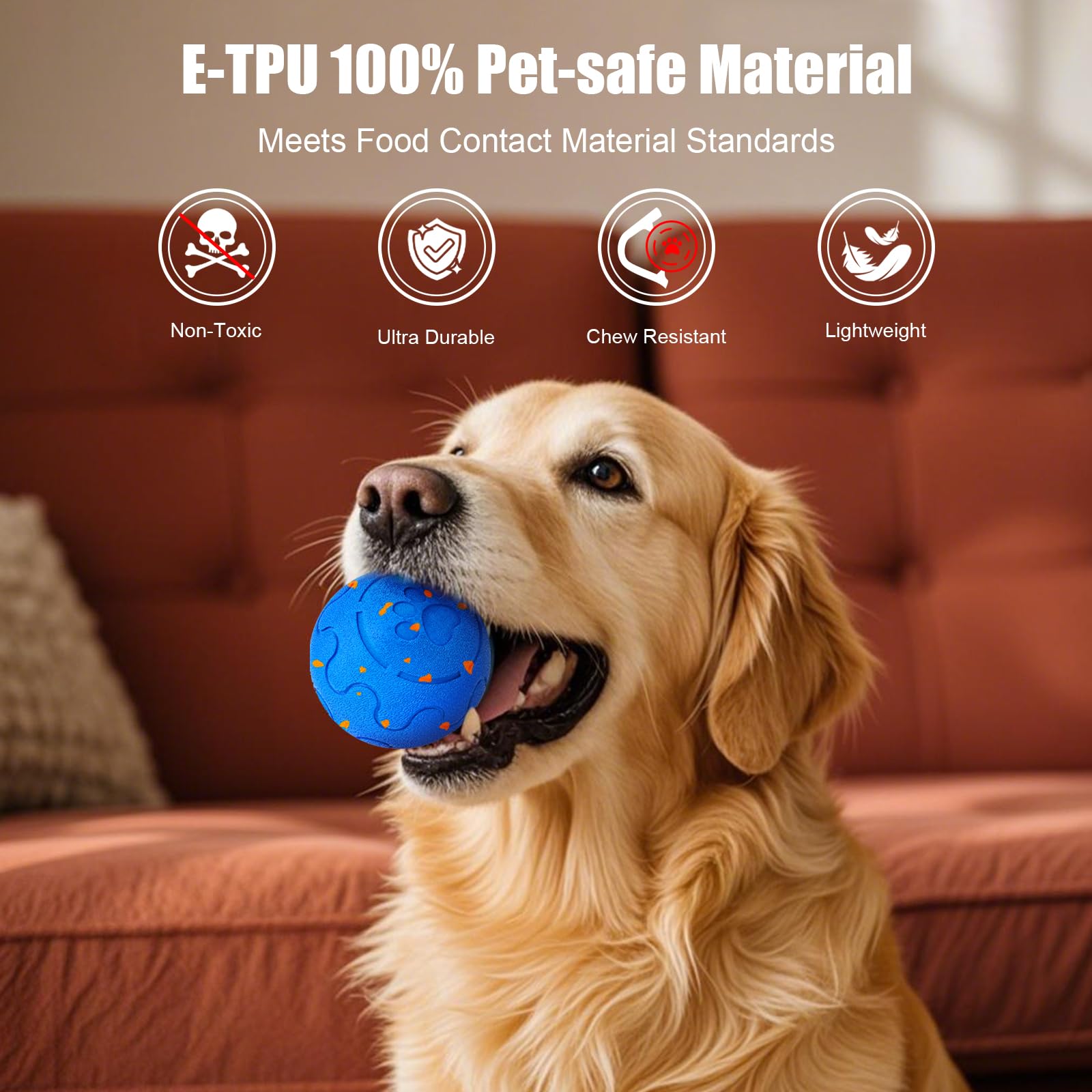 Smart Automatic Moving Bouncing Dog Ball Toy