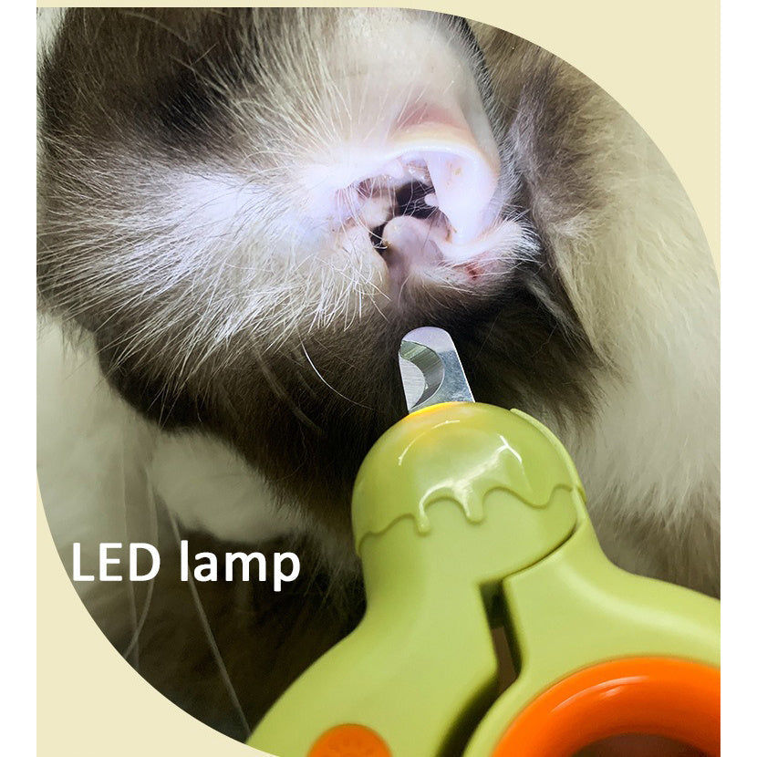 LED Light Pet Nail Clippers For Dogs Cats