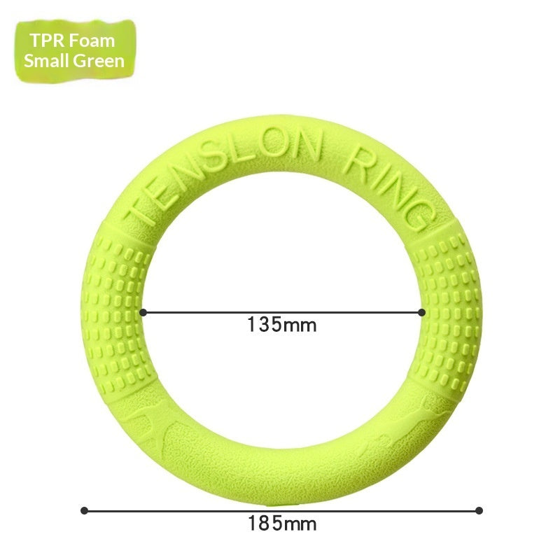 Nip-resistant Soft Pull-ring Flying Disc Dog Training Pet Toy