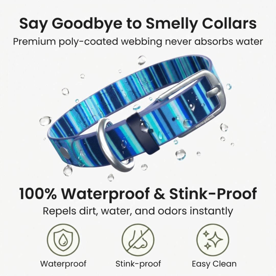 Waterproof Washable Durable Dog Collar