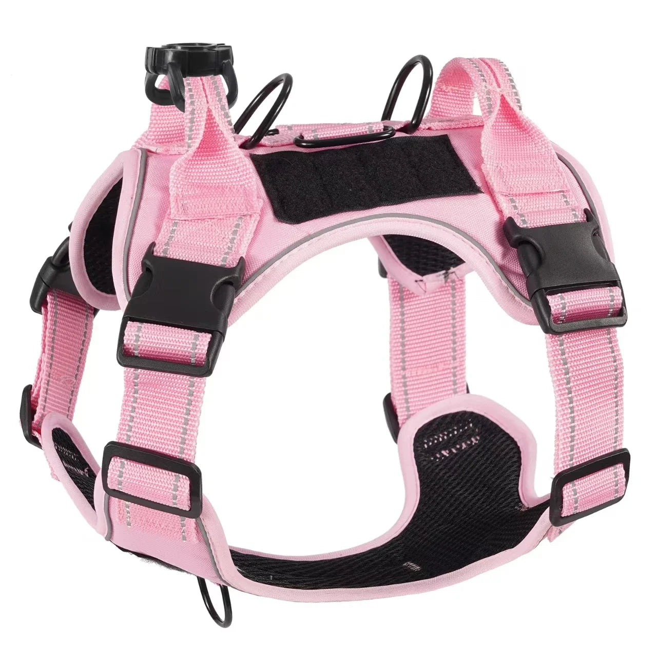 No-Pull Adjustable Dog Harness With Locator Cover