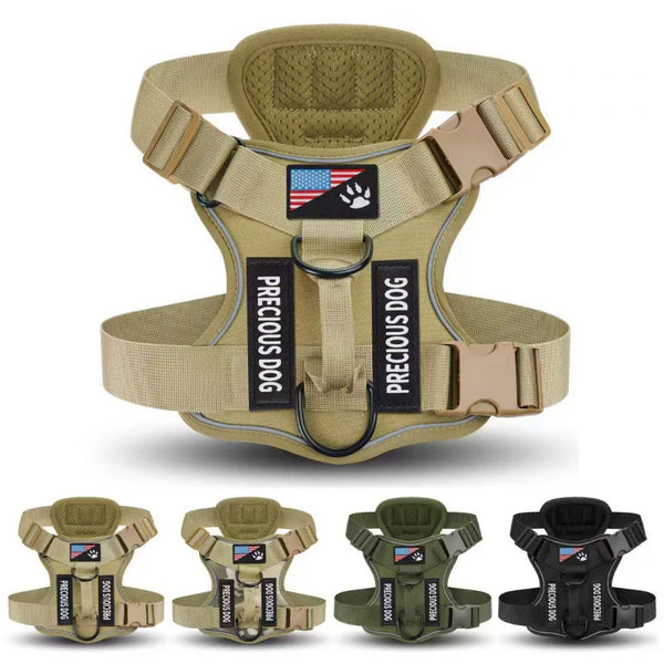 Tactical Reflective Anti-Pull Dog Harness