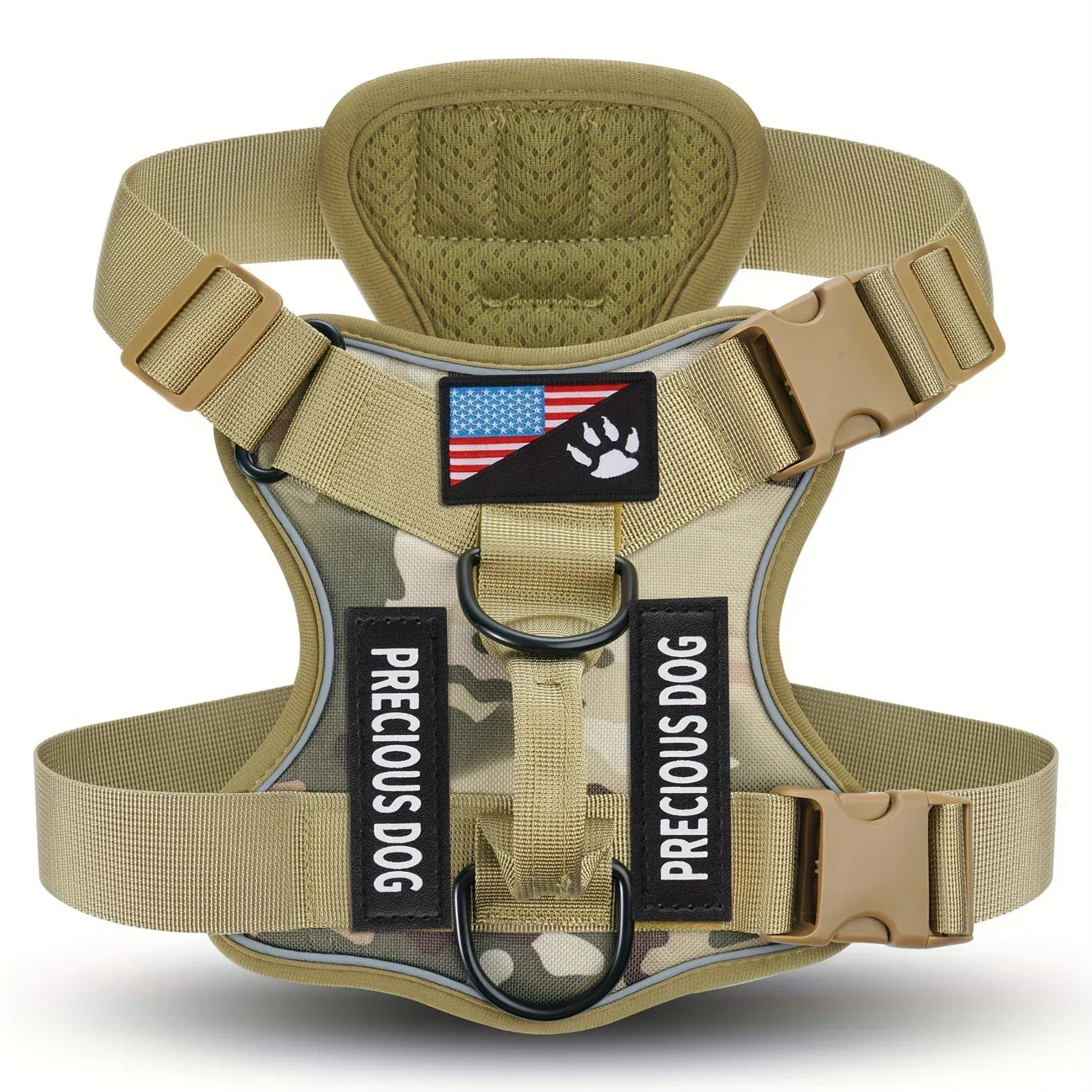 Tactical Reflective Anti-Pull Dog Harness