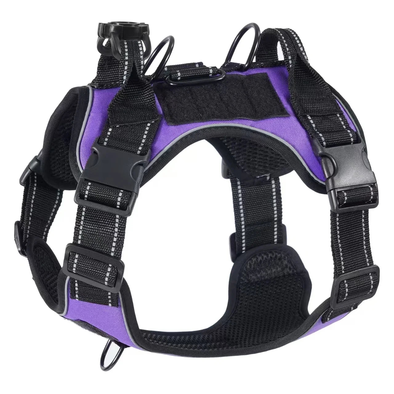 No-Pull Adjustable Dog Harness With Locator Cover