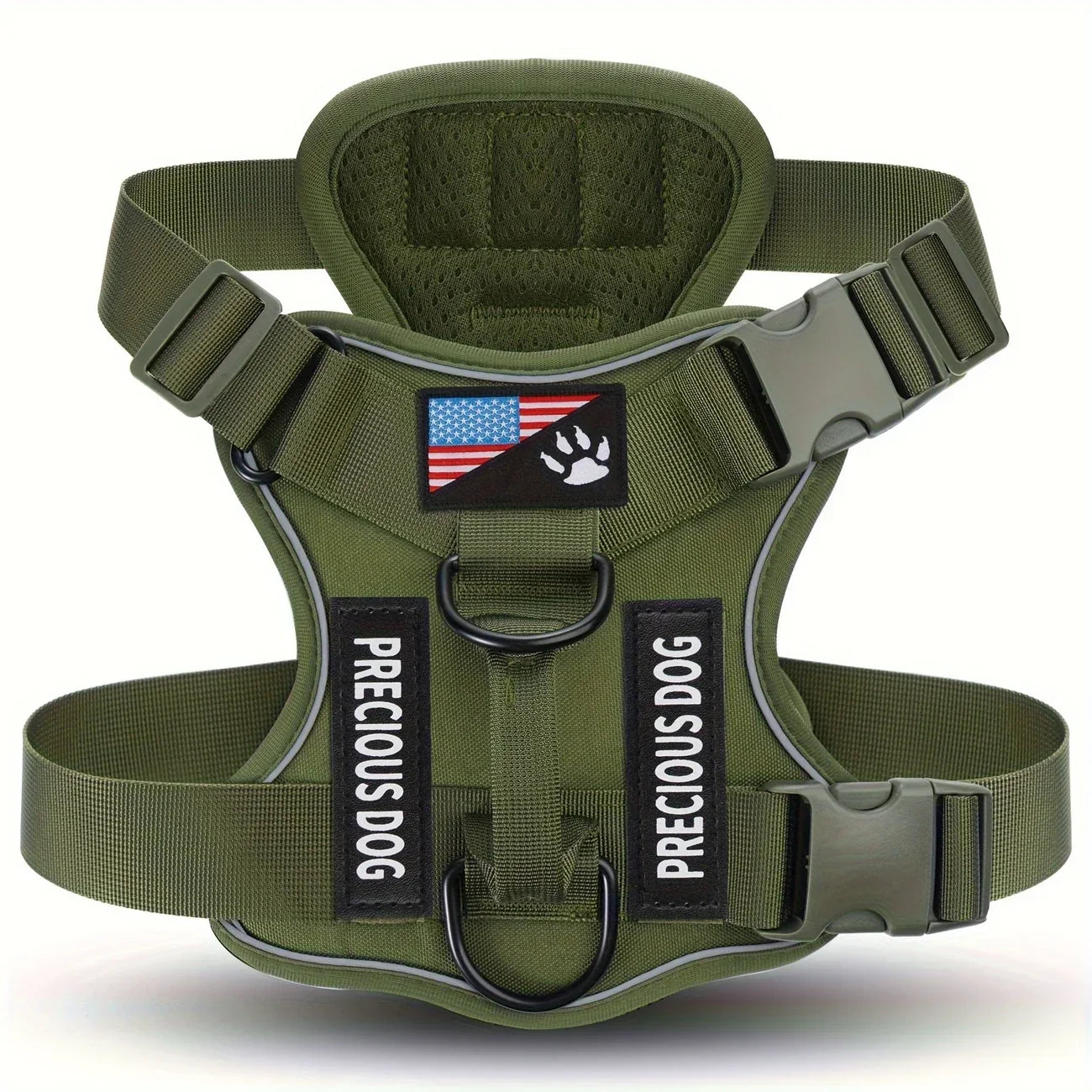 Tactical Reflective Anti-Pull Dog Harness
