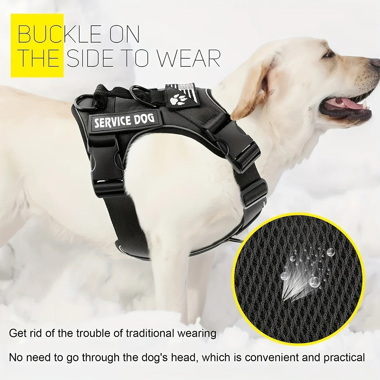 Tactical Reflective Anti-Pull Dog Harness