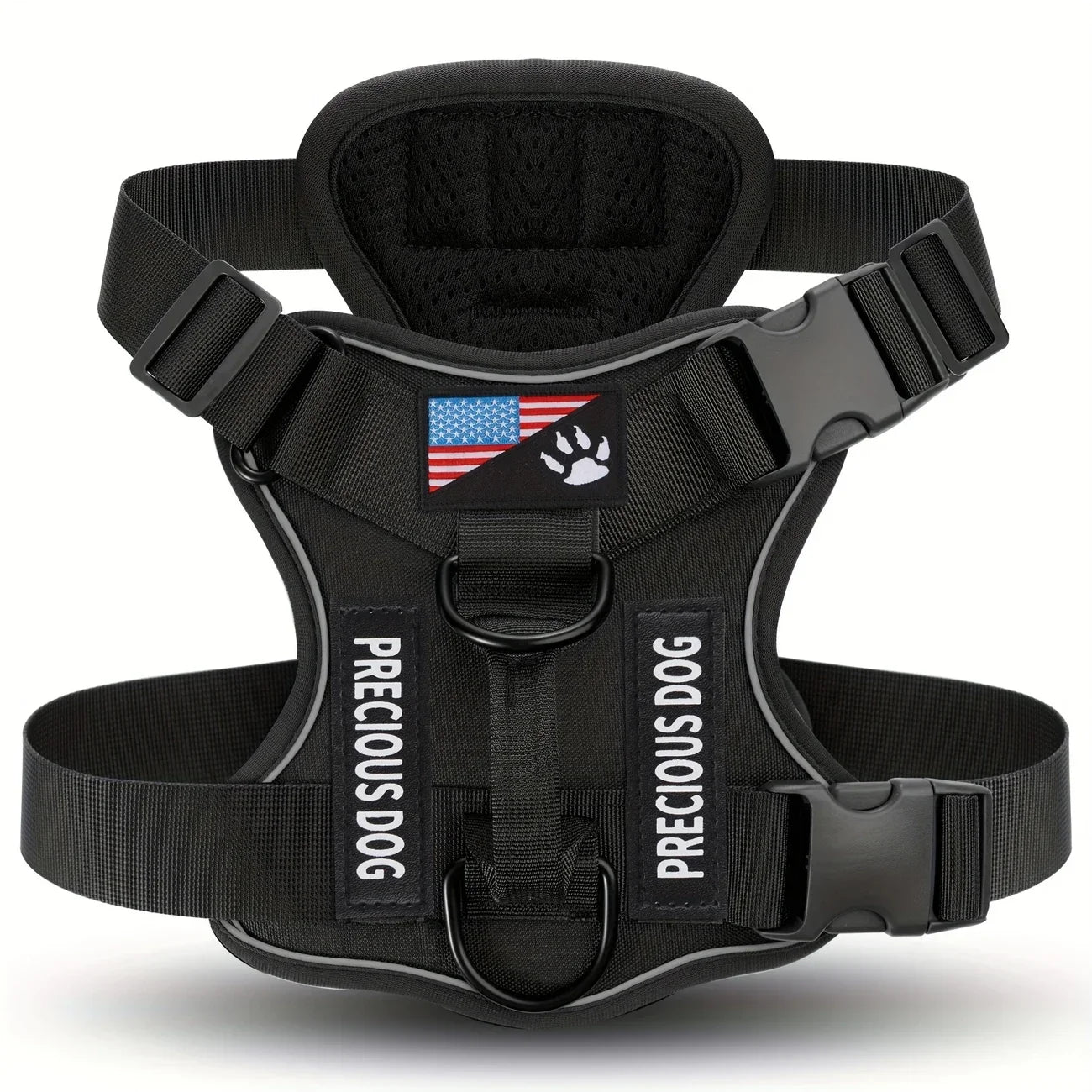 Tactical Reflective Anti-Pull Dog Harness