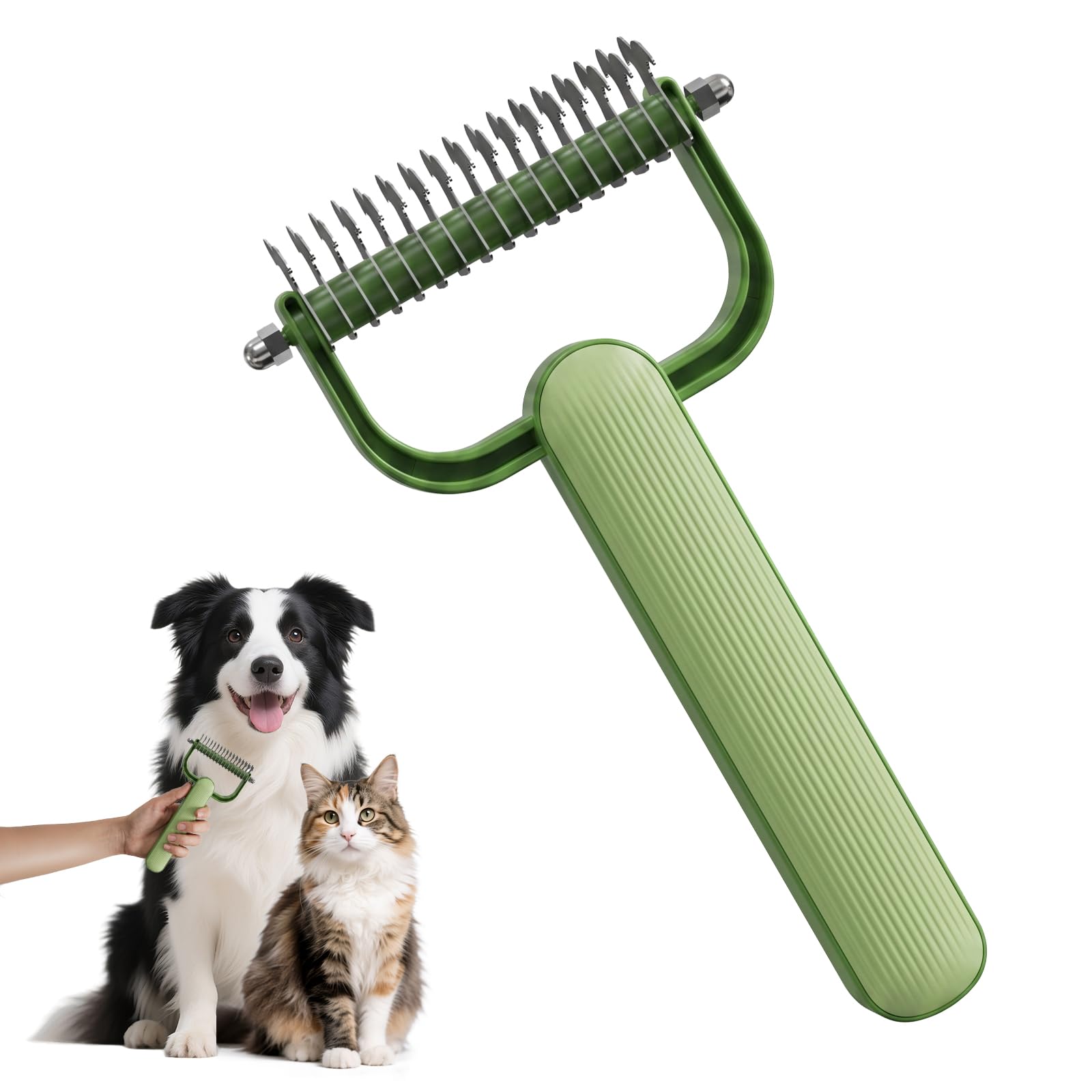 Double-Sided Dematting Comb For Dogs Cats