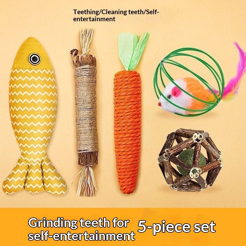 Pet Supplies Cat Toy Gift Set Interactive