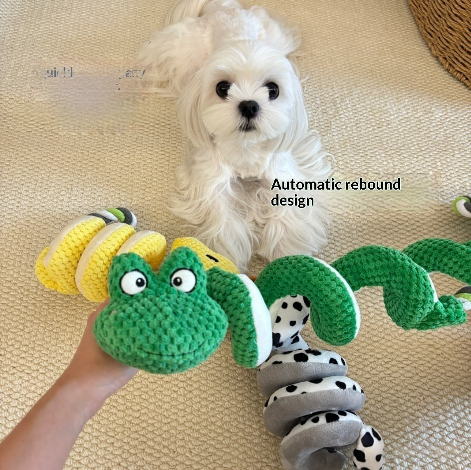 Puppy Plush Tug Toy Crinkle Chew Resistant