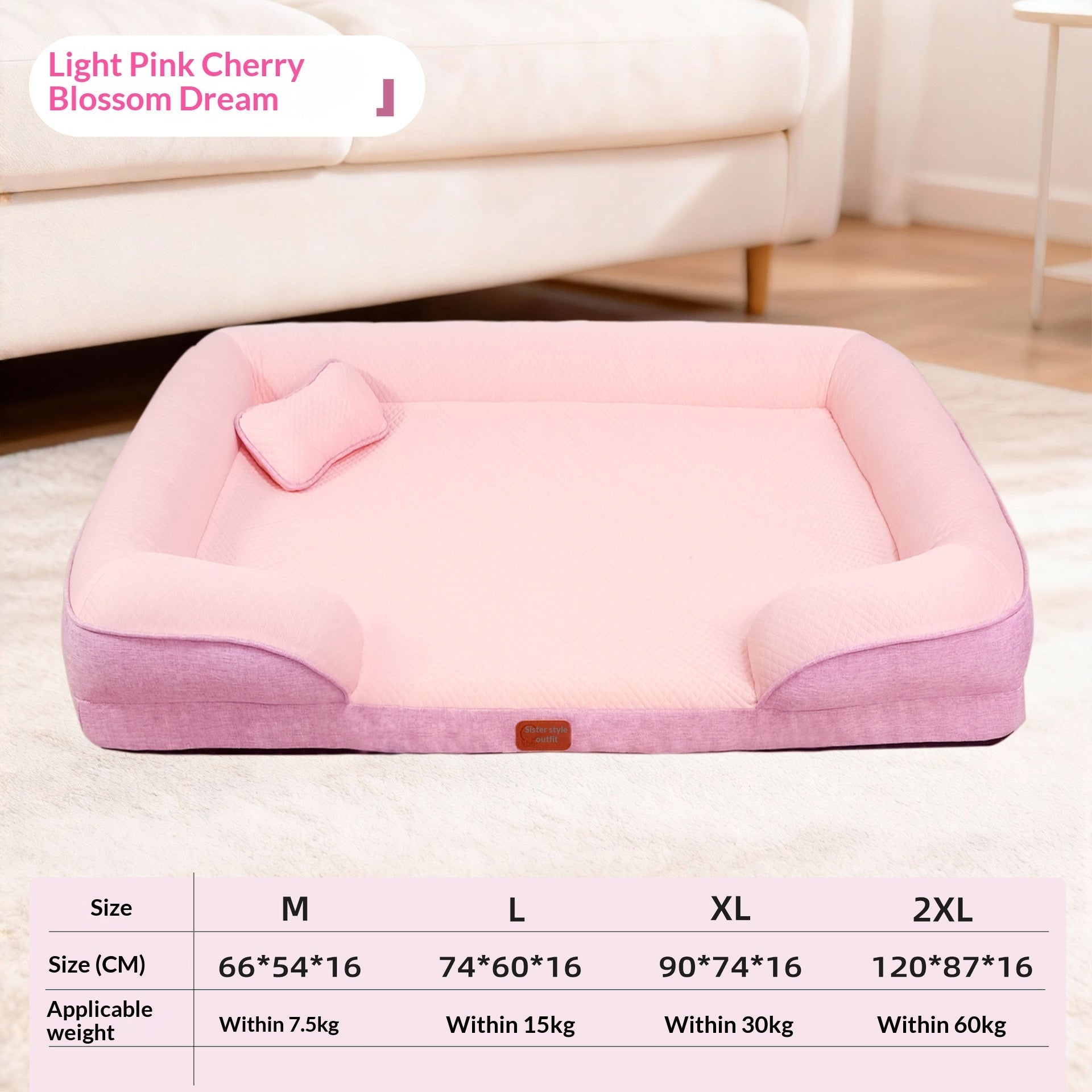 Summer Cooling Washable Pet Sofa Bed