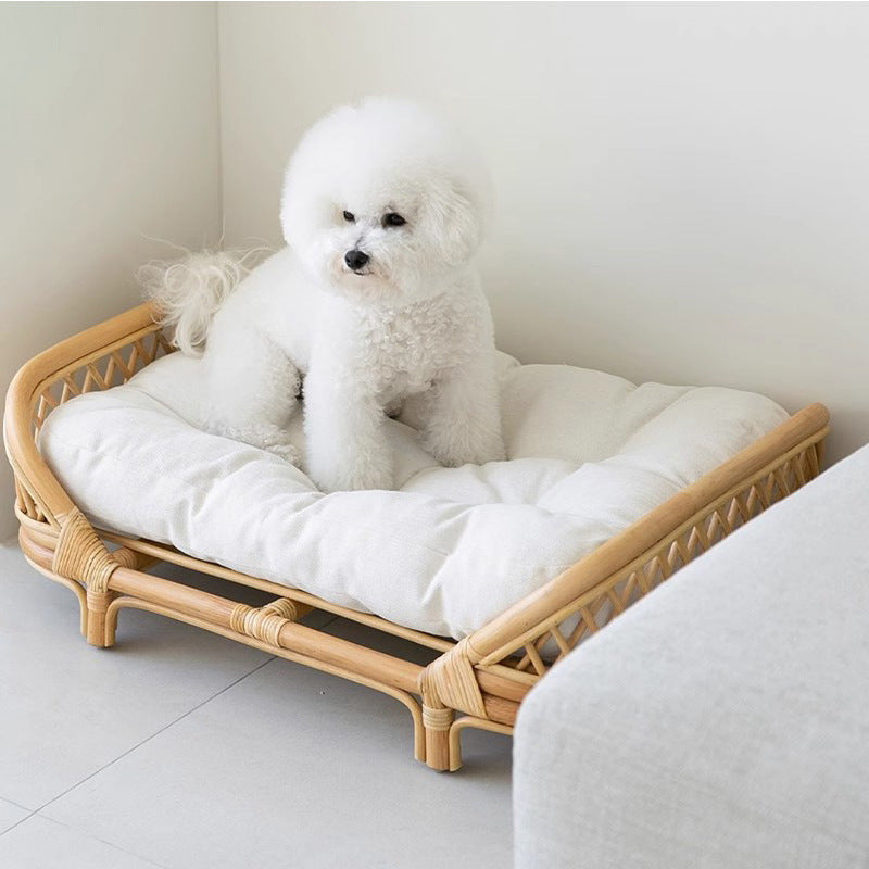 Rattan Dog Bed For Small Medium Dogs