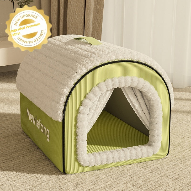 Thickened Enclosed Cat Bed For All Seasons