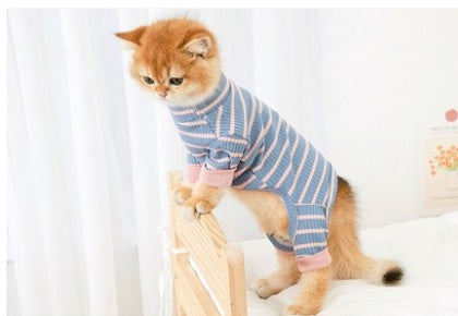 Anti-Shedding Four-Legged Cat Clothing