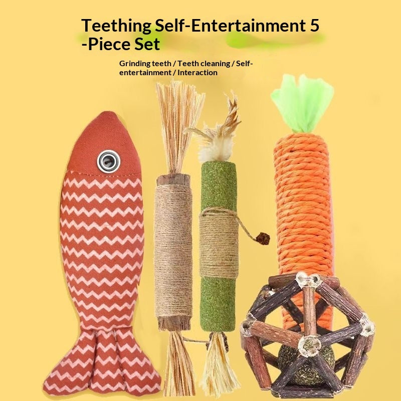 Pet Supplies Cat Toy Gift Set Interactive