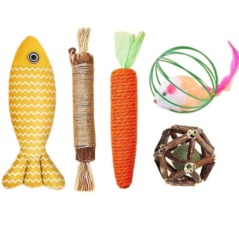 Pet Supplies Cat Toy Gift Set Interactive
