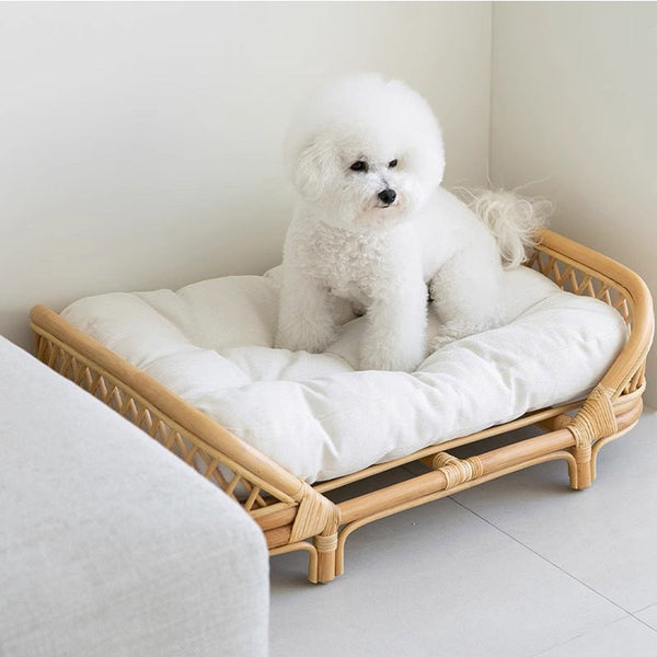 Rattan Dog Bed For Small Medium Dogs