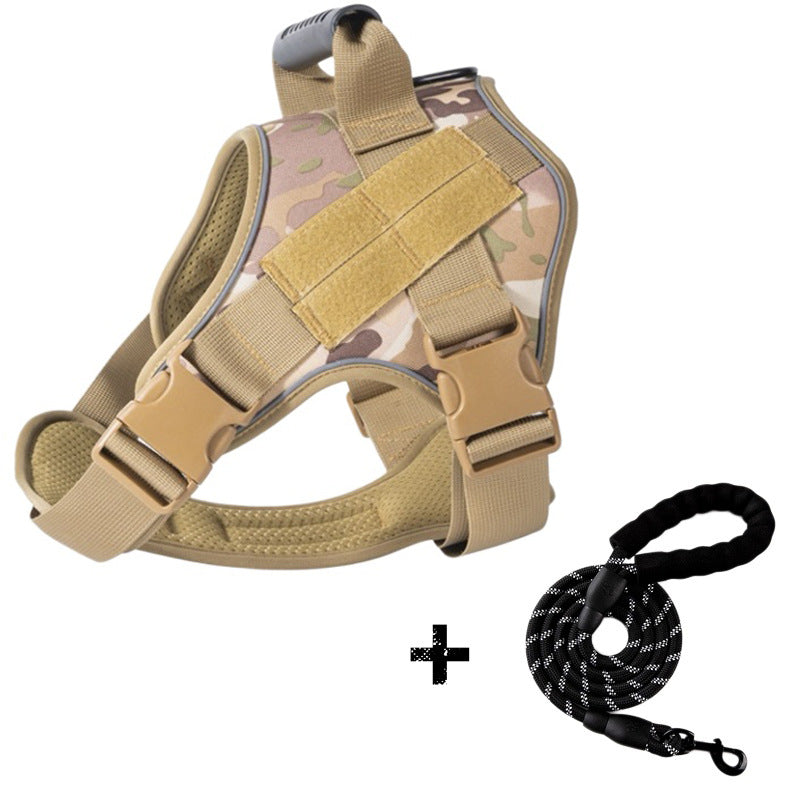Breathable Tactical Harness For Large Dogs