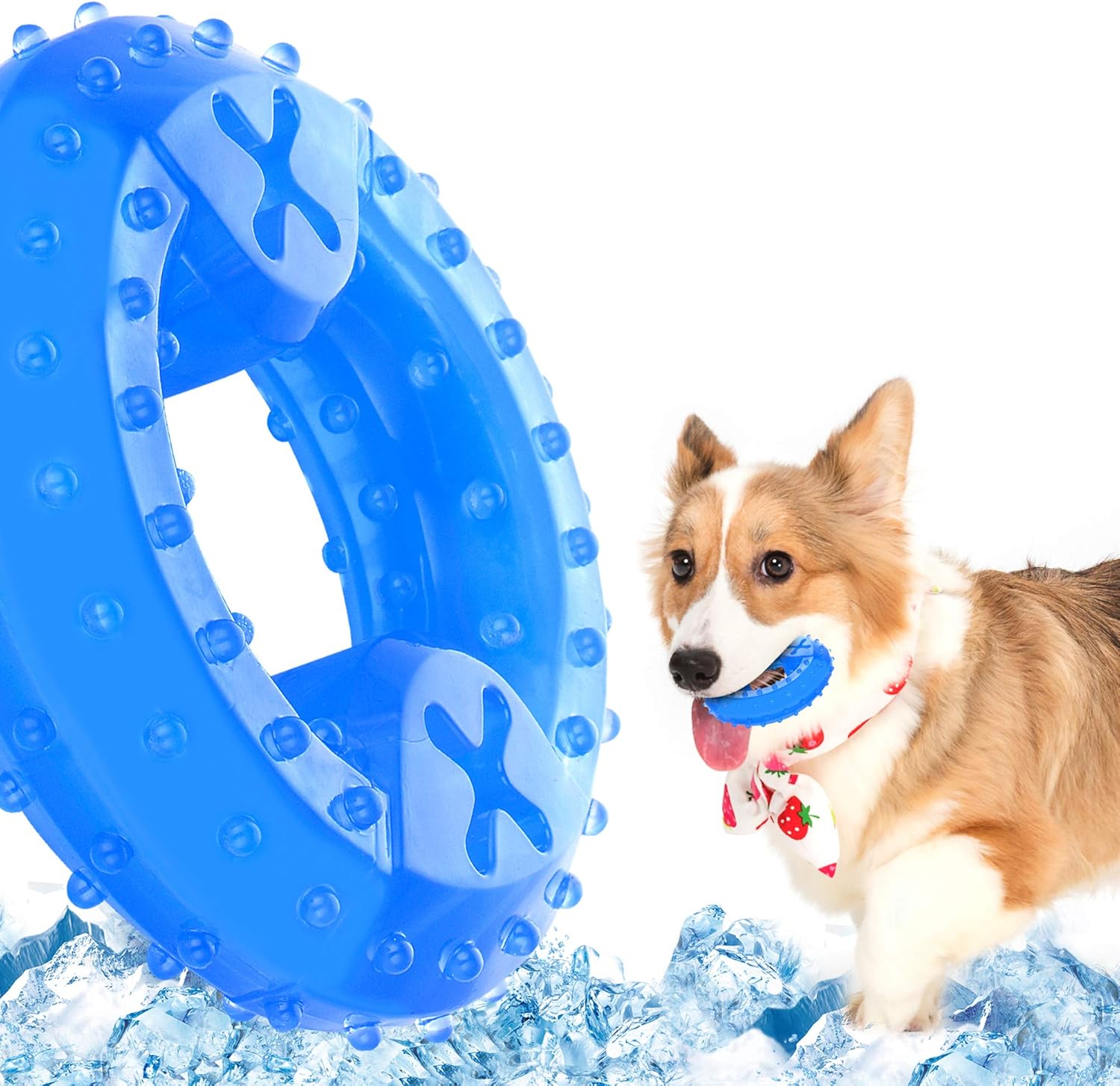 Cooling Dog Teether Chew Toy Treat Dispensing
