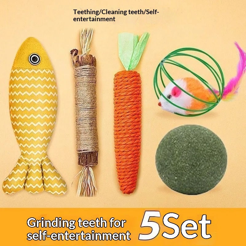 Pet Supplies Cat Toy Gift Set Interactive