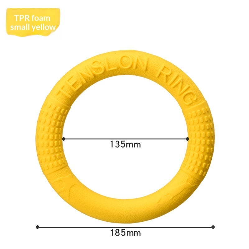 Nip-resistant Soft Pull-ring Flying Disc Dog Training Pet Toy