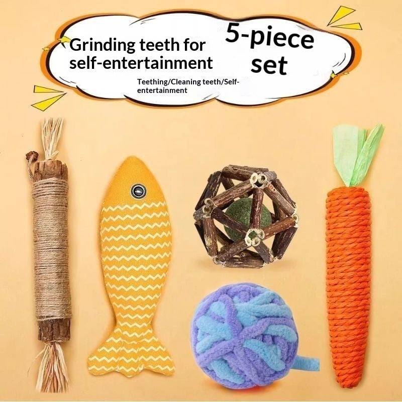 Pet Supplies Cat Toy Gift Set Interactive