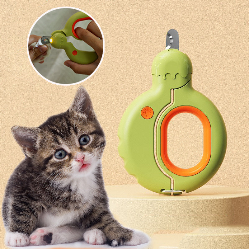 LED Light Pet Nail Clippers For Dogs Cats
