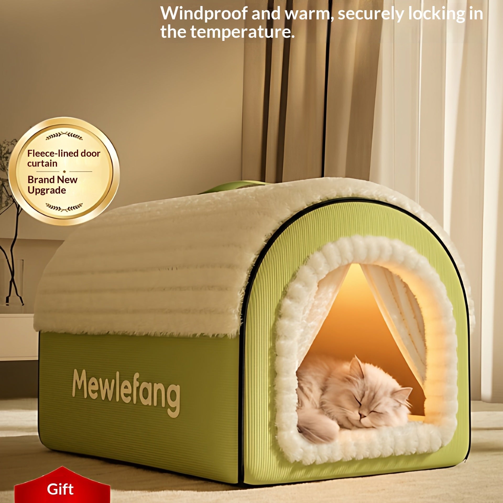 Thickened Enclosed Cat Bed For All Seasons