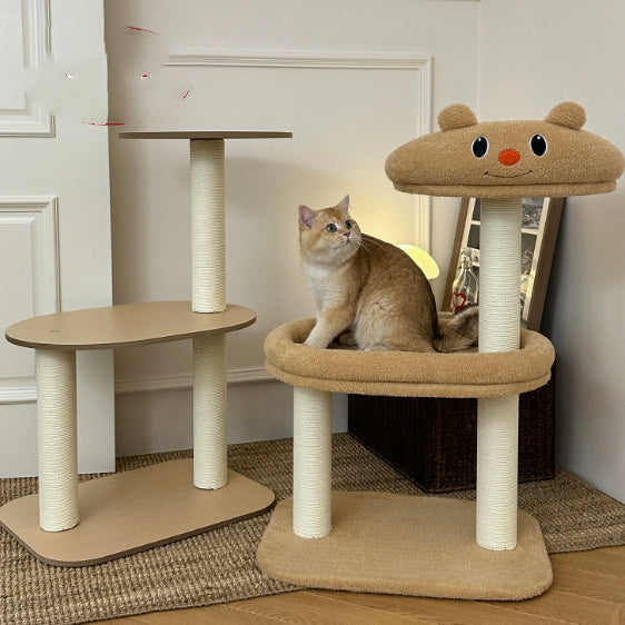 Panda Cat Climbing Frame With Scratching Post