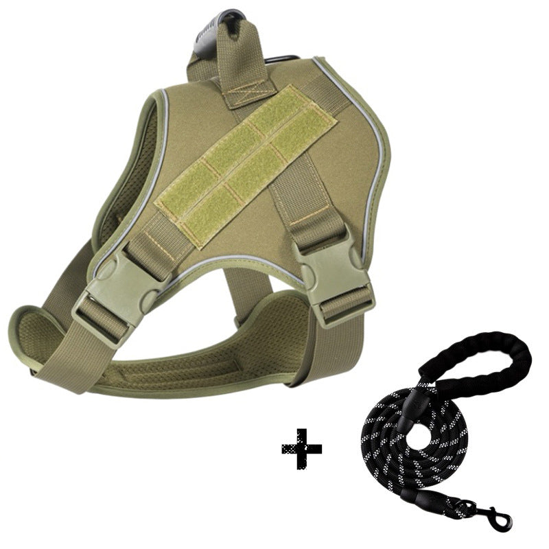 Breathable Tactical Harness For Large Dogs